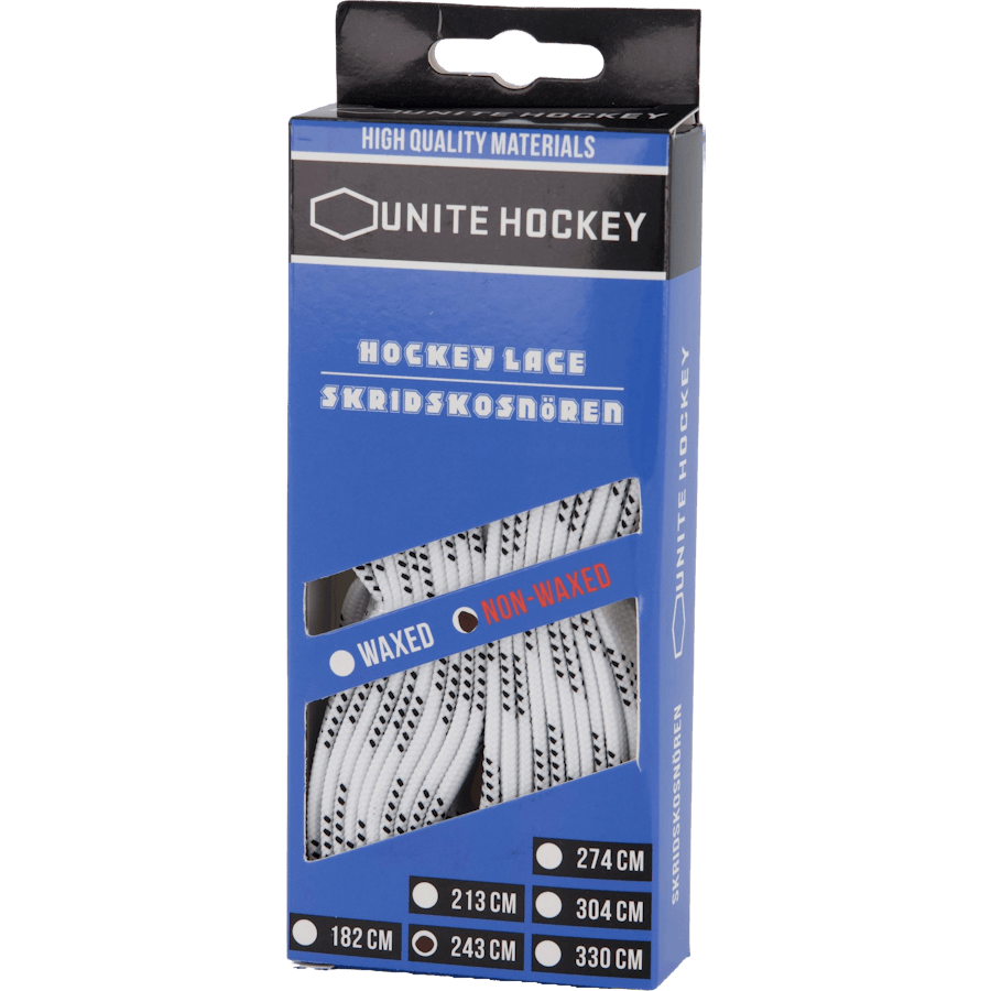 Lacci da hockey in cotone - varie lunghezze