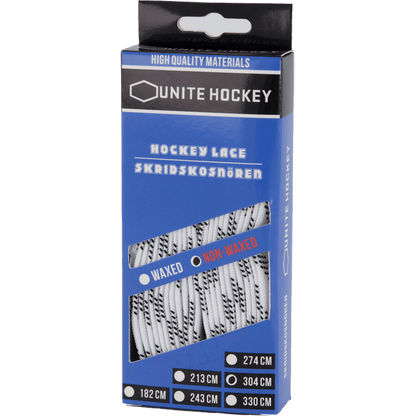 Lacci da hockey in cotone - varie lunghezze