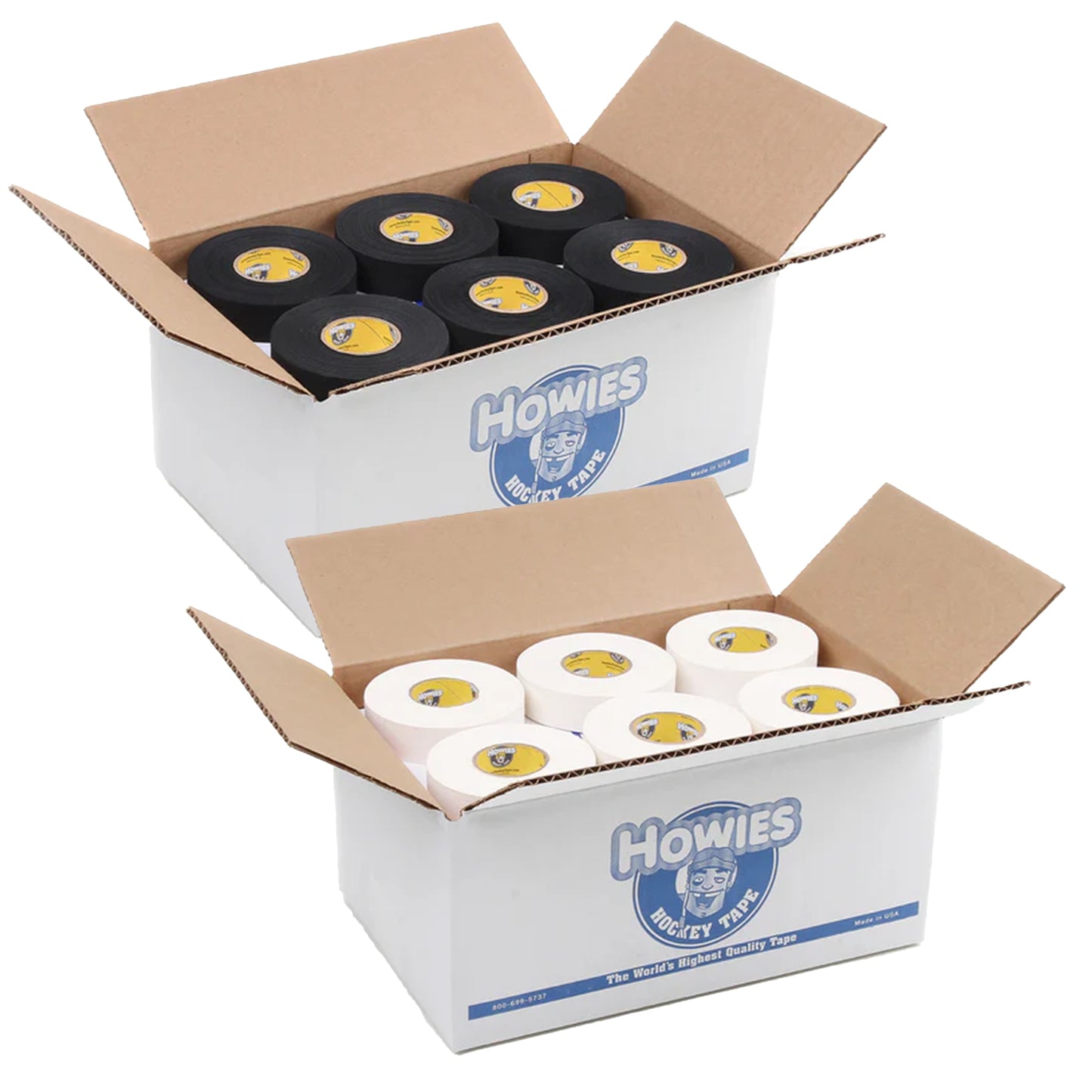 Howies Hockeytape 24 mm Schwarz Karton