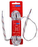 Tex-Style Schnürsenkel, ROT Performance Slim Wax – Karton 36 St.