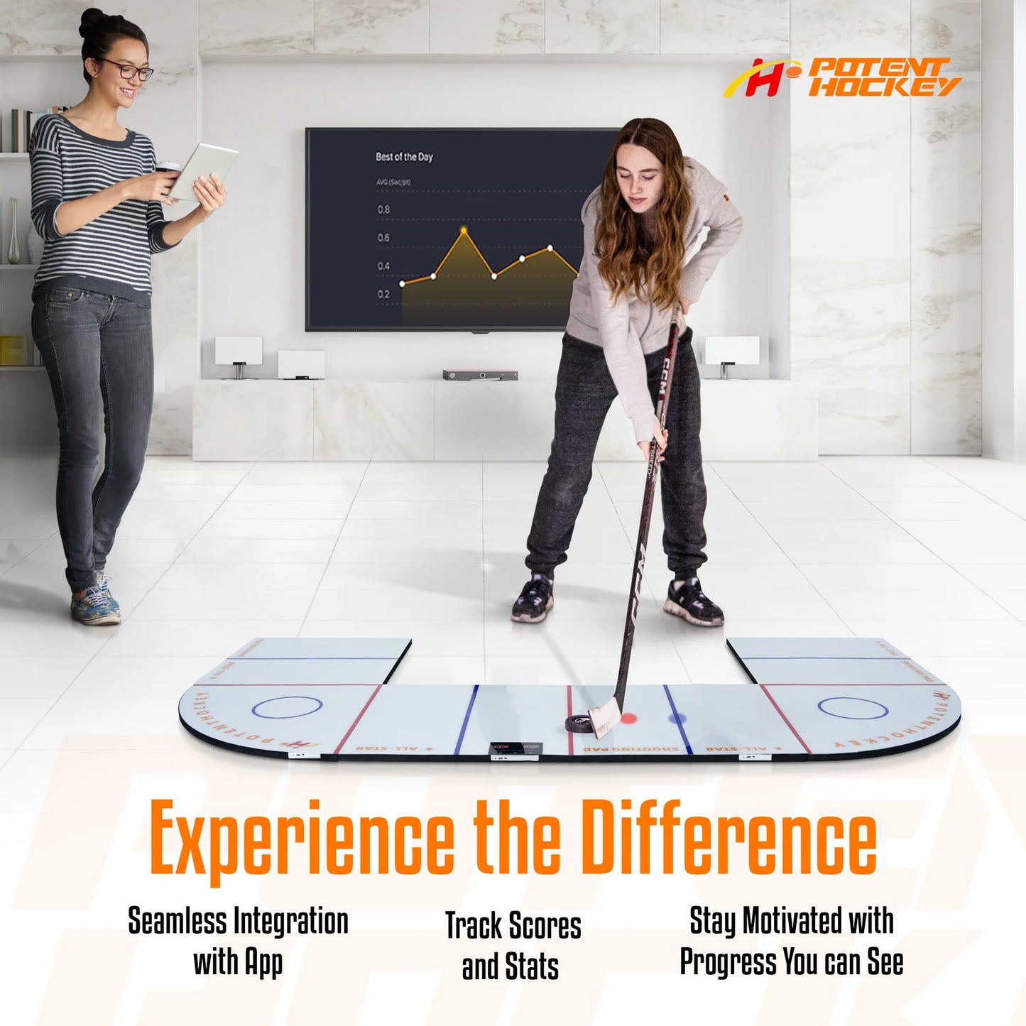 Klubbteknik Digital 270 Ultimate Dangler – Allenamento Interattivo Per Il Controllo Del Puck