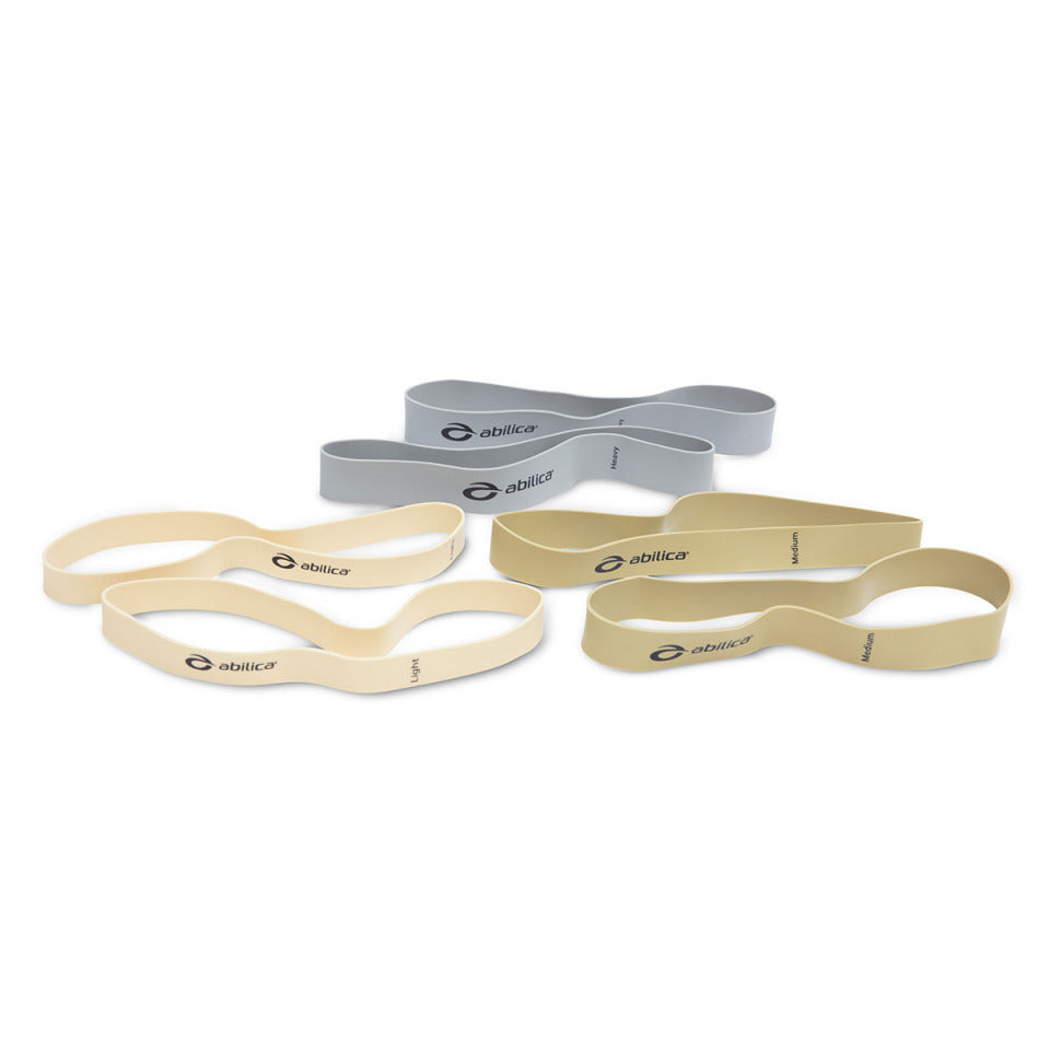 Abilica Miniband RubberBands – Elastici da allenamento in gomma naturale (2 pezzi)