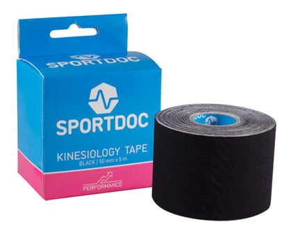 Sportdoc Kinesiotejp – Pour le soulagement de la douleur, soutien & récupération plus rapide