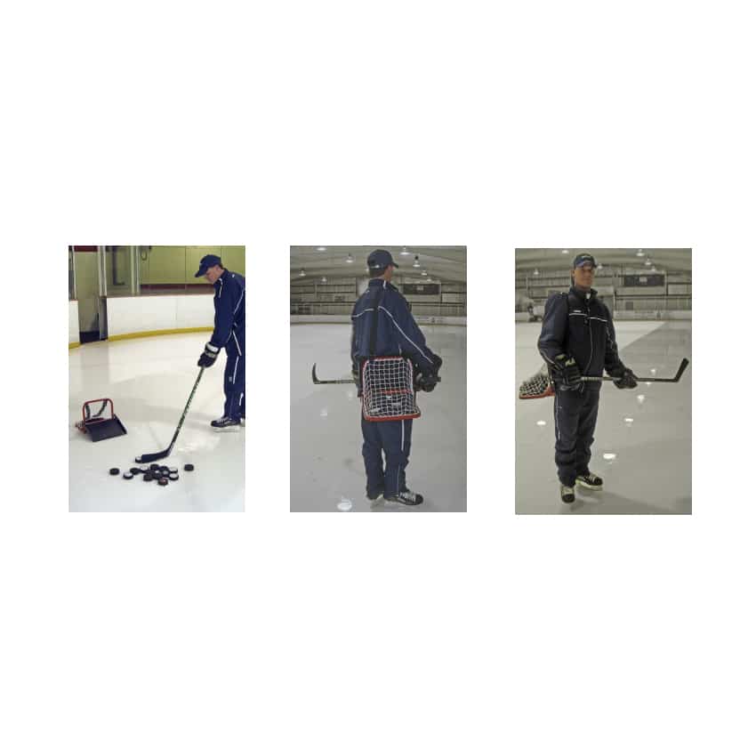 puck Catcher Hockey – Target board & puck holder with ramp