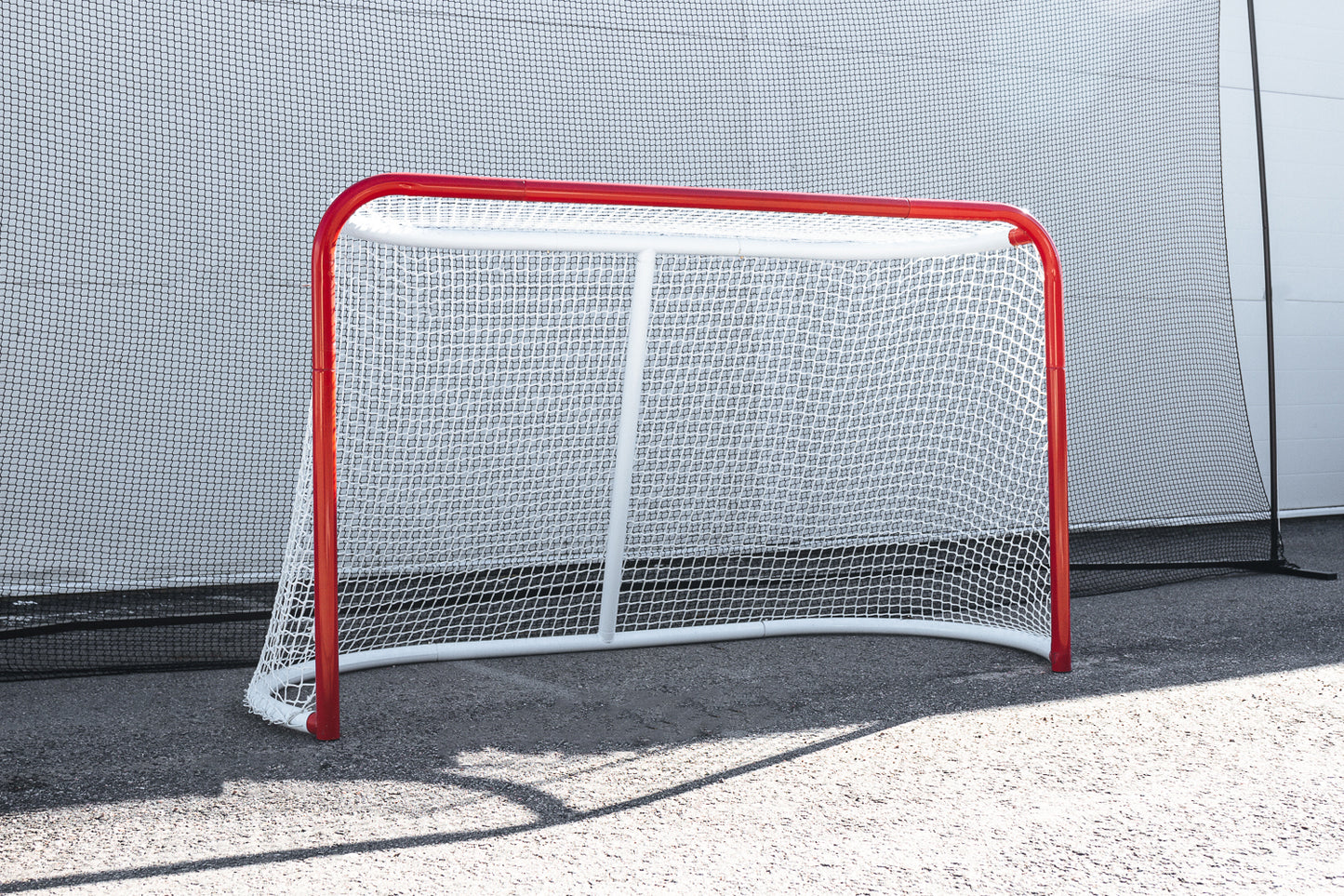 UNITE Rete di protezione per Hockey – Backstop completo con telaio, pali e rete